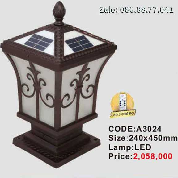 Đèn trụ cổng năng lượng mặt trời A3024 5 den-tru-cong-nang-luong-mat-troi-a3024