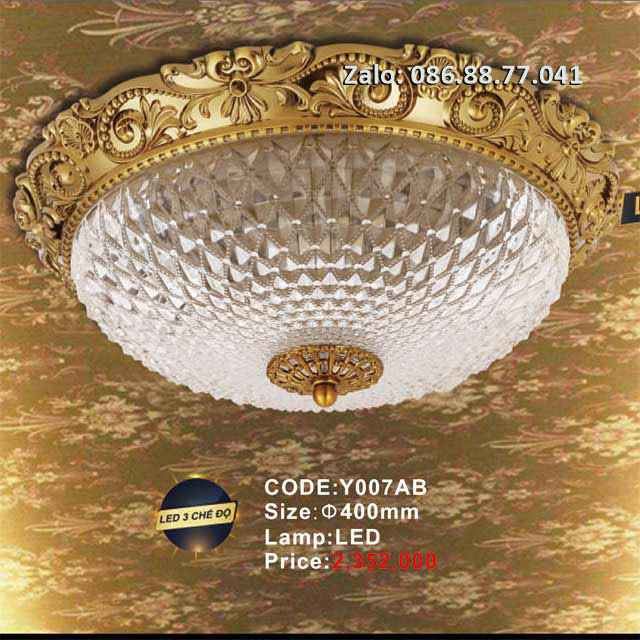 ĐÈN MÂM ỐP TRẦN ĐỒNG Y007AB 5 den-mam-op-tran-dong-y007ab