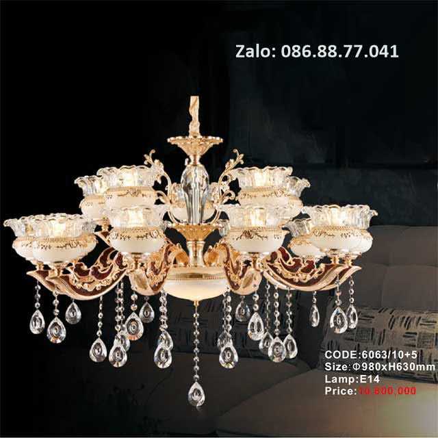 ĐÈN CHÙM PHA LÊ NẾN 6063/10+5 5 den-chum-pha-le-nen-6063-105
