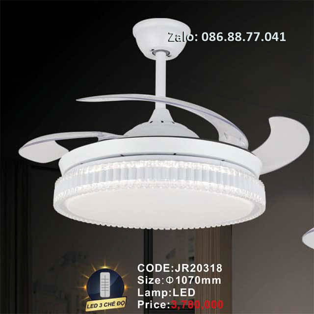QUẠT TRẦN ĐÈN JR20318 5 quat-tran-den-jr20318