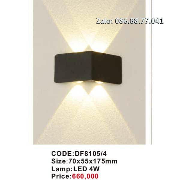 ĐÈN HẮT TƯỜNG TRANG TRÍ DF8105/4 5 den-hat-tuong-trang-tri-df8105-4