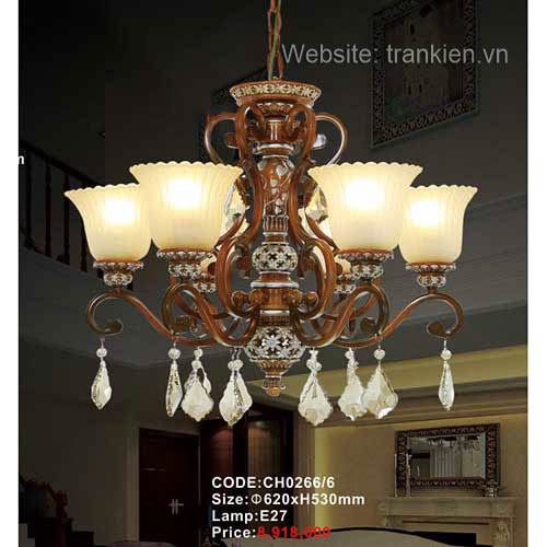 ĐÈN CHÙM CAO CẤP AURORA CH0266/6 5 den-chum-cao-cap-aurora-ch0266-6