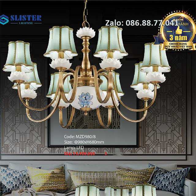 ĐÈN CHÙM TRANG TRÍ AURORA MZD980/8 5 den-chum-trang-tri-aurora-mzd980-8