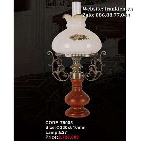 Đèn bàn gỗ gốm T5005 5 den-ban-go-gom-t5005