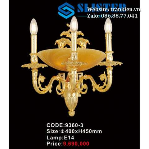 Đèn tường đồng đá nến 9360-3 5 den-tuong-dong-da-nen-9360-3