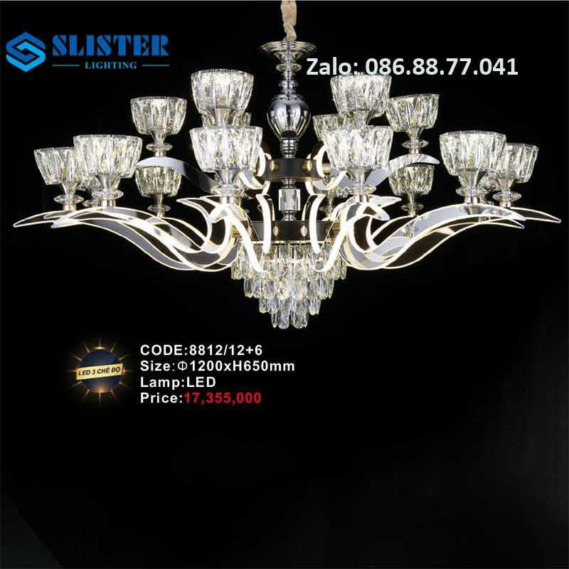 Đèn chùm hiện đại 8812/12+6 5 den-chum-hien-dai-8812-84
