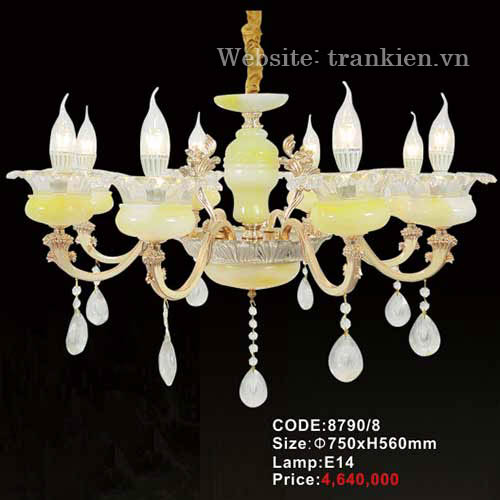 Đèn chùm pha lê nến 8790/10+5 6 den-chum-pha-le-nen-8790-8