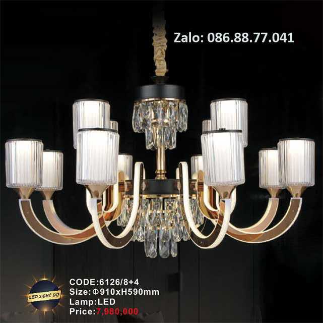 Đèn chùm led trang trí 6126/8+4 5 den-chum-led-trang-tri-6126-84