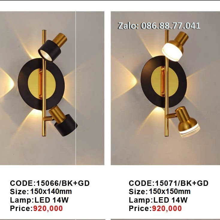 Đèn tường Led trang trí 15066/BK+GD 5 den-tuong-led-trang-tri-15066-gd