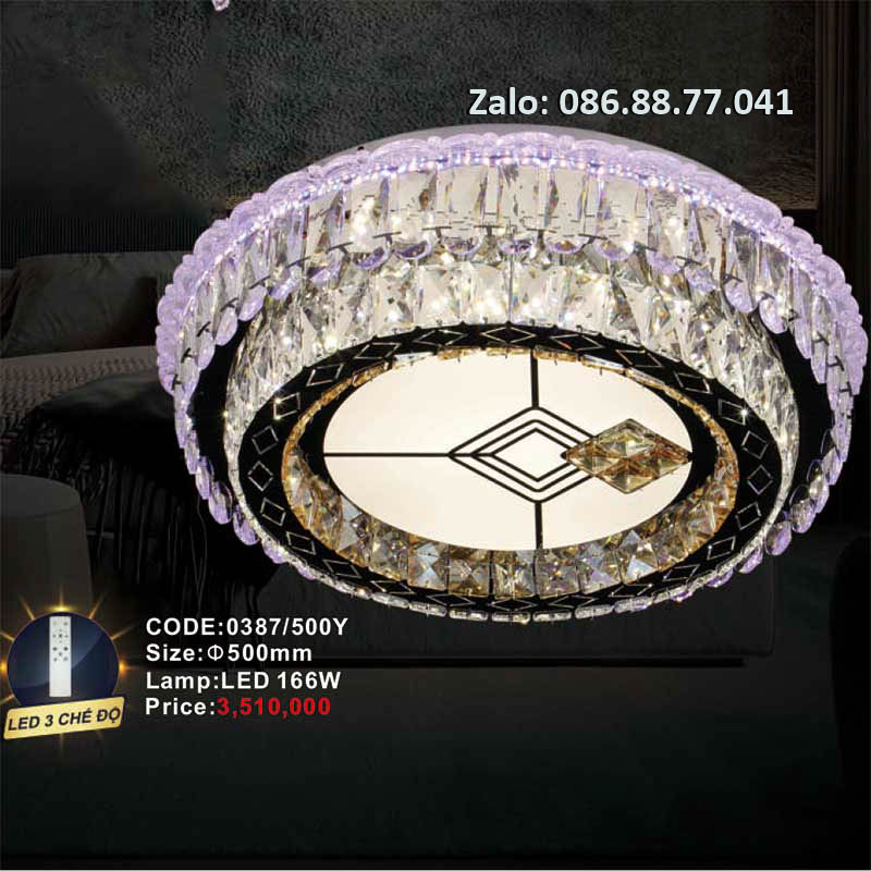 Đèn mâm Led ốp trần 0387/500Y 7 den-mam-led-op-tran-0387-500y