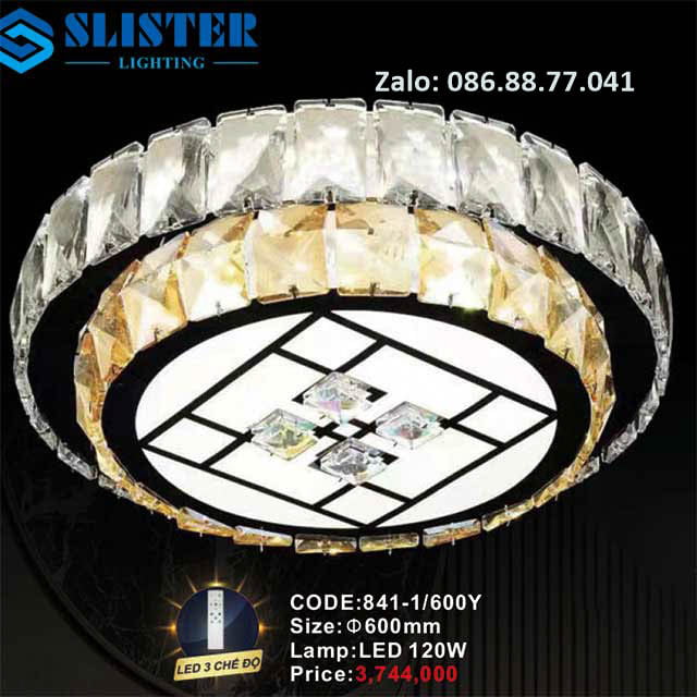 Đèn mâm Led ốp trần 841-1/600Y 7 den-mam-led-op-tran-841-1-600y