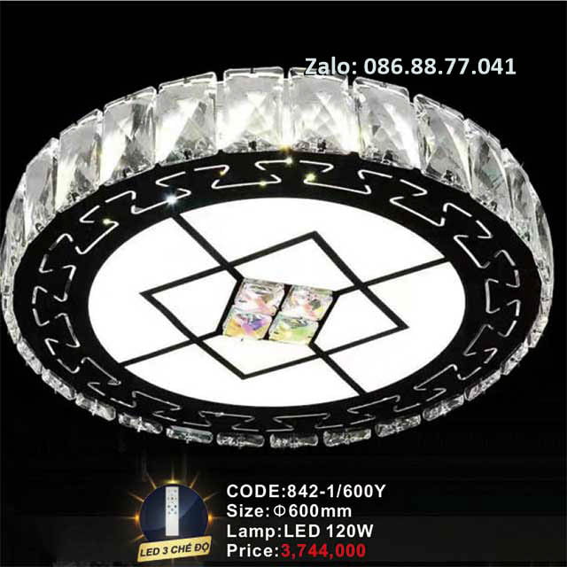 Đèn mâm Led ốp trần 842-1/600Y 7 den-mam-led-op-tran-842-1-600y
