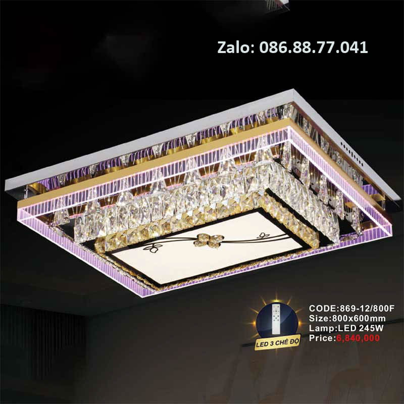 Đèn mâm Led ốp trần 869-11/800F 6 den-mam-led-op-tran-869-12-800f