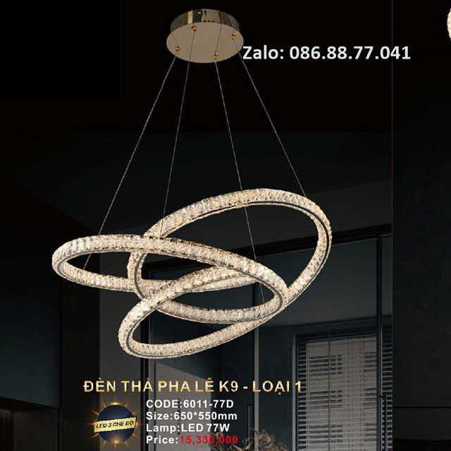 Đèn thả pha lê K9 6017-160D 7 den-tha-pha-le-k9-6011-77d