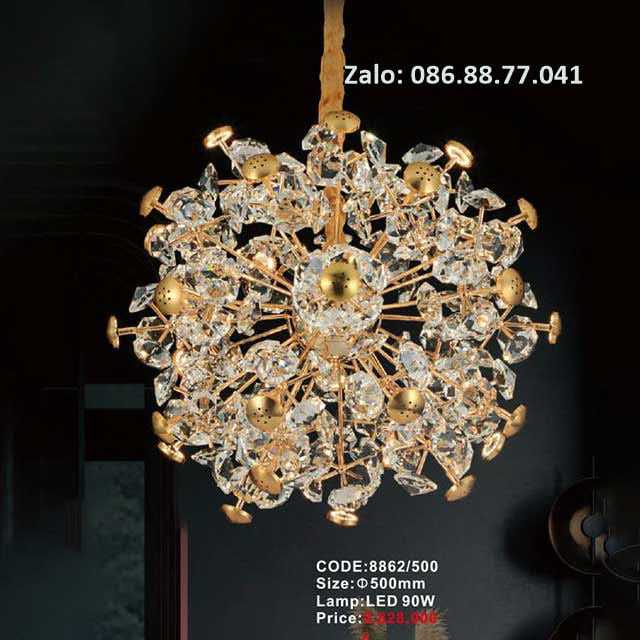 Đèn thả pha lê 8862/500 5 den-tha-pha-le-8862-500