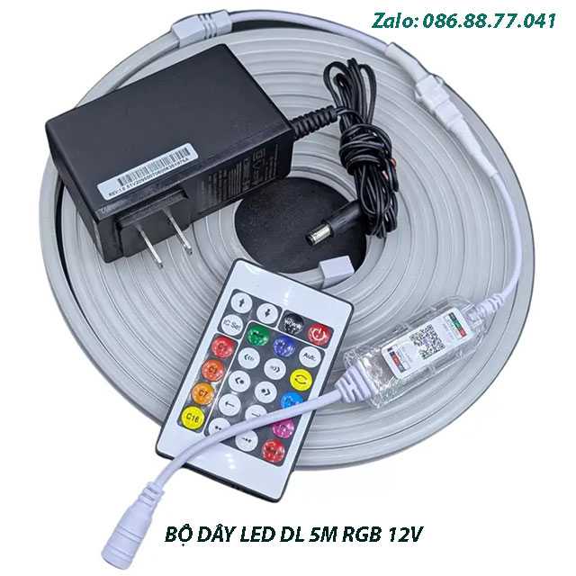 Bộ đèn led dây DL 5M 12V 6 bo-den-led-day-dl-5m-12v